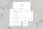 Rocking Horse Boy Baby Shower Invitation